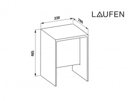 MEDIDAS TABURETE KARTELL LAUFEN